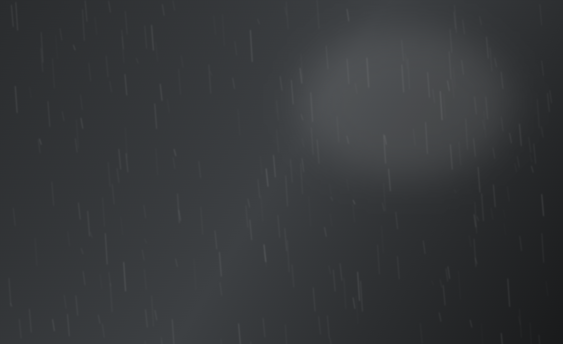 Grey light through a rain-covered window